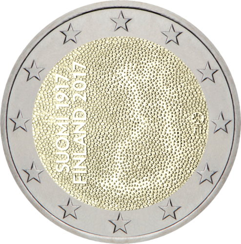 2017 Finland 100 years of independence 2 euro coin! 