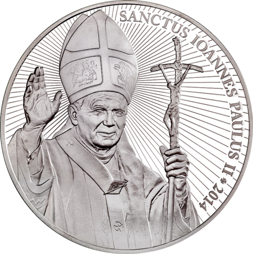 Pope John Paul Iis Canonization Silver Medal! - Florinus.lv