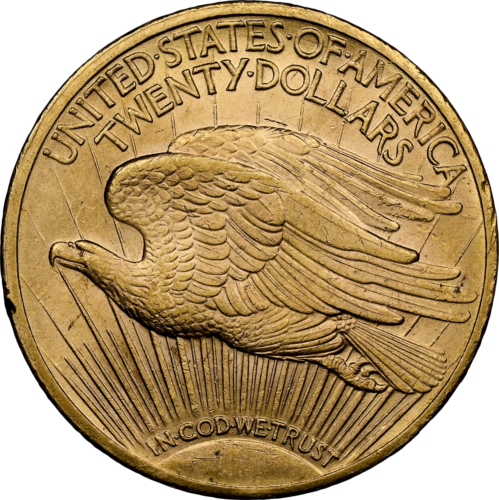 $20 Saint Gaudens/Double Eagle US Gold Coin MS 63 1922 (NGC Certified ...