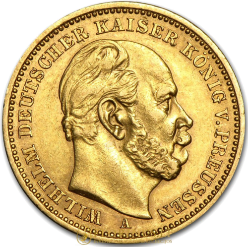 20 Marks Gold Coin Wilhelm I (1871-1888), German Empire! - Florinus.lv