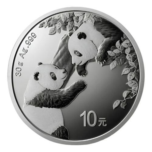 2023 Panda China 10 yuan 30 g. silver coin! - Florinus.lv