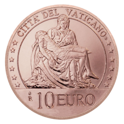 CITTA' DEL VATICANO - 10 EURO 2020, PIETA' DI MICHELANGELO