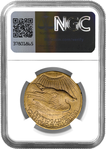 $20 Saint Gaudens/Double Eagle US Gold Coin MS 63 1922 (NGC Certified ...